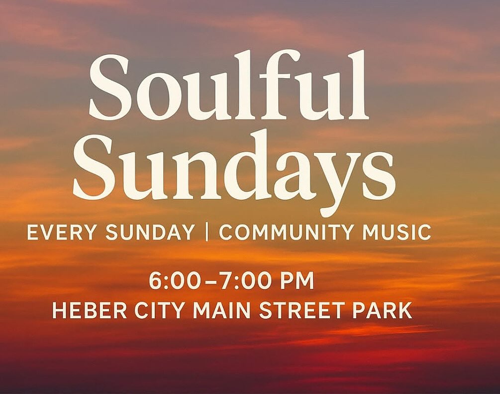 Soulful Sundays at Heber City Park with Music, Community, and Summer Spirit